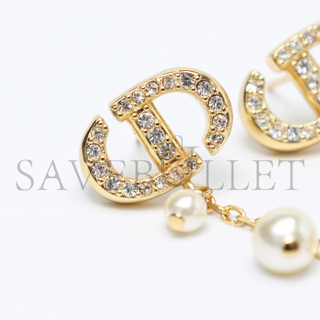 DIOR CD NAVY EARRINGS E1852CDNCY_D301